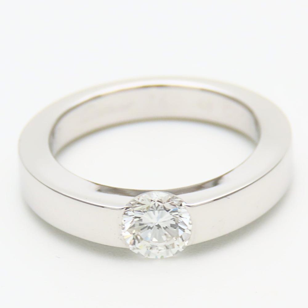 Used CARTIER Ring Date With EU#47.5 48 K18 White Gold/diamond 6.3g White Gold 1PD