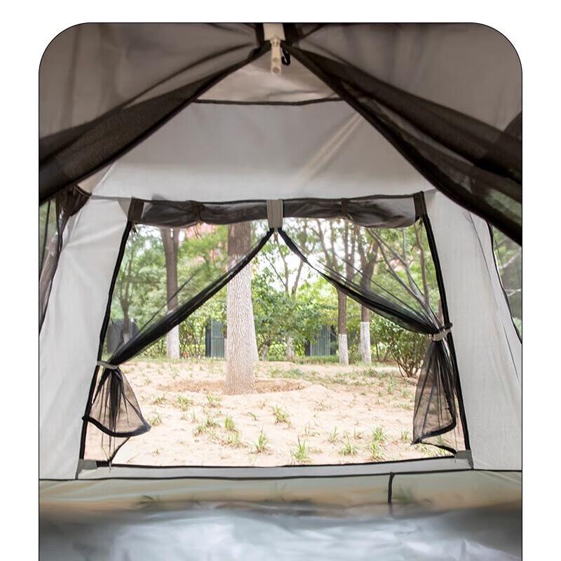 Automatic Pop-Up Camping Tent with Tarp