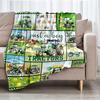 Truck Theme Printed Blanket - Perfect for Couch, Bed, Travel & Outdoor Use | Machine Washable, Cozy & Durable.