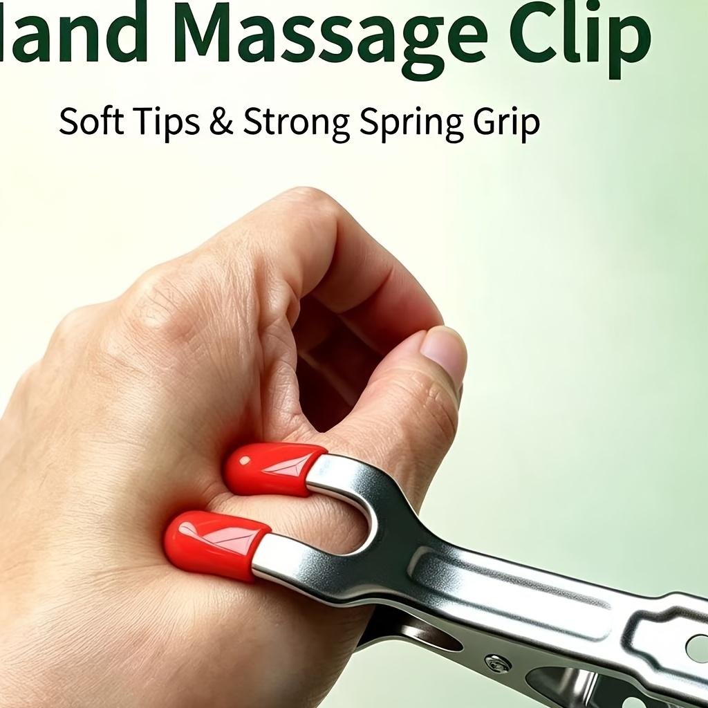 24pcs Tiger Mouth Massage Clips, Finger Massage Clips, Ear Massage Clips, Acupoint Massage Clips for Meridian Regulation, Used for Muscle Relaxation