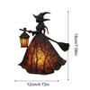 Halloween Witch Decor Table Centerpiece Sign for Home UV Resistant Halloween Witch Light Decoration for Porch Kitchen Lawn