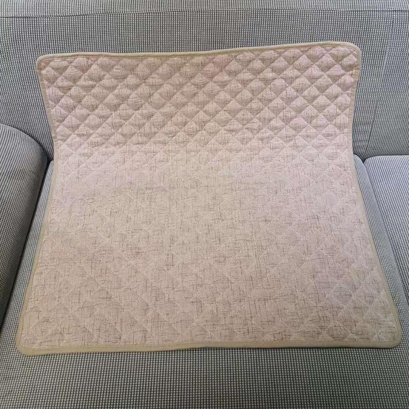 

Amazon Cross-Border Special Supply For Solid Color Non-Slip Sofa Cushion Seat Cushion Fabric Sofa Cover Integrated Sofa Cushion 70*70cm