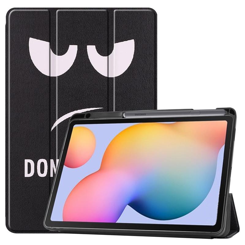 Tablet Case For Samsung Tab S6 Lite Cover With Pencil Holder 10.4 Inch 2022 SM-P610 PU Leather Cover For Samsung Galaxy S6 Lite Case Tablet
