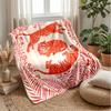 Tiger Cubs in Floral Paradise Theme blanket Lightweight Warm Flannel Blanket Decorative Throw Blanket for Home Decoration