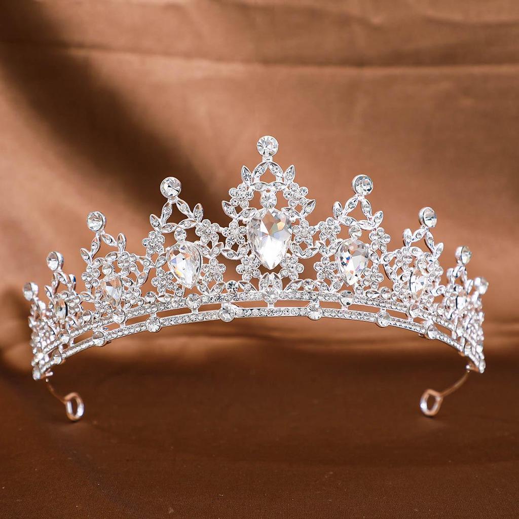 Bridal Crown Headpiece for Wedding, Birthday, Coming-of-Age Ceremony, Travel, Photography, and Dress Accessories