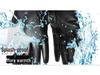 Unisex Sheepskin Leather Motorcycle Gloves with Velvet Lining for Winter Warmth