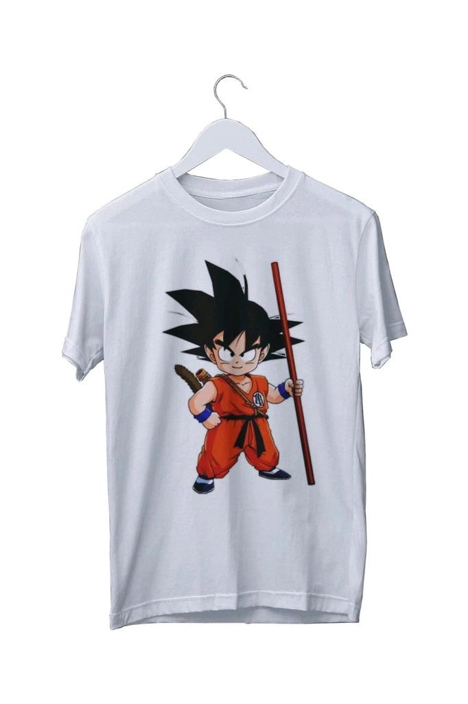 Dragon Ball Son Goku Graphic Print T-Shirt Mens Unisex Black T Shirt Short Sleeve Men Women for Spring and Summer
