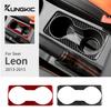 Carbon Fiber Style Center Console Frame Trim Sticker for Seat Leon 2013-2015 LHD RHD