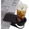 Home Office Table Desk Side Huge Clip Tea Coffee Cup Holder Clip Teacup Drinking Cup Holder Clip Clamp,Black