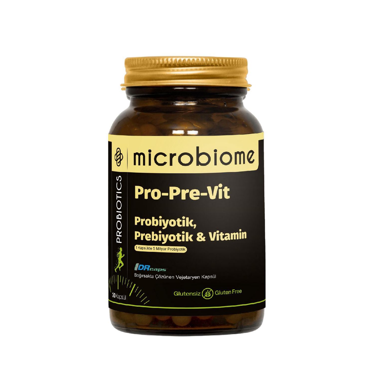 

Probiotic Complex Probiotic Prebiotic And Vitamin 30 Capsules