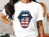 American Flag Lips PNG, 4th of July Lips Clipart, Patriotic Lips Png, USA Flag Lips, Sublimation Design, Digital Download