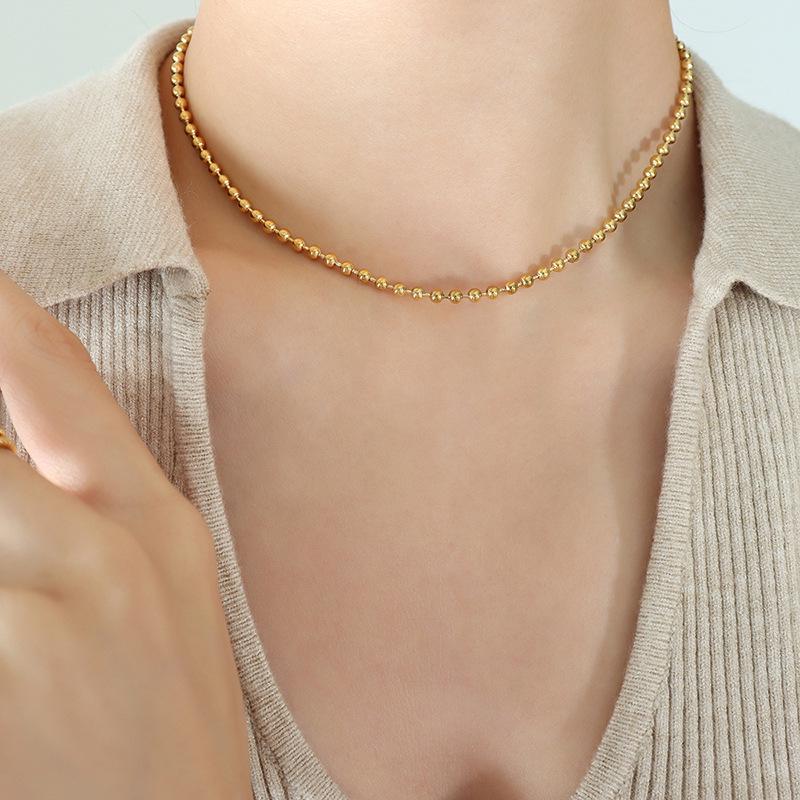 European Style Geometric Multi-Layer Pendant Necklace - Gold-Plated, Fade-Resistant, Abstract Curve Design