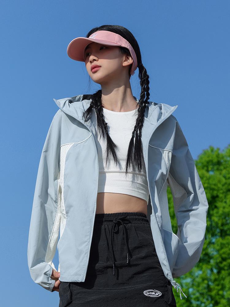 Women's Lightweight Windproof Sun Protection Jacket - Quick-Drying, Breathable, Loose Fit for Spring Running