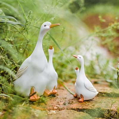 Micro Landscape Decoration Resin Handicraft Decoration Garden Decoration Simulation Mother Child Duck Courtyard Decoration