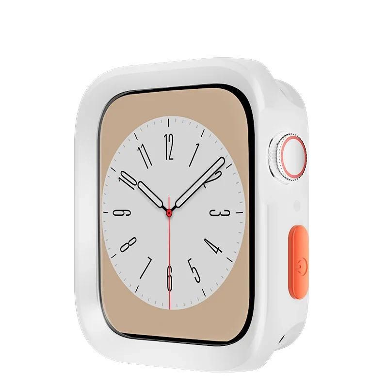 Capa para Caixa de Apple Watch 49mm 44mm 40mm 45mm 41mm Protetor Anti-Queda Capa Macia de TPU Acessórios iWatch Ultra 2 SE 9 8 7 6 5 4