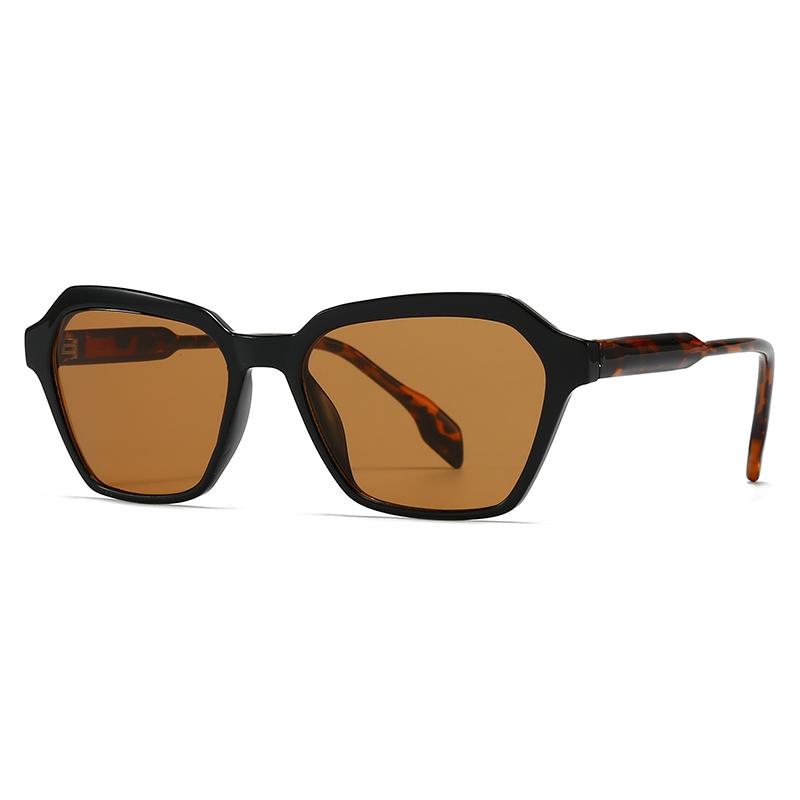 European And American  Trendyy Street Photography Retro Literary Acrylic Insert Sunglasses Modern Charm Ins Sunglasses 28006