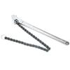 Chain Wrench High Hardness Surface Polished ChromePlated Chrome Vanadium Steel Hand Tool(15in )