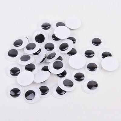 1Pair Self Adhesive Cute Huge Eyes Fridge Wall Sticker Funny Large Black Plastic Eyes Sticker Diy Scrapbook Dolls Eyeball