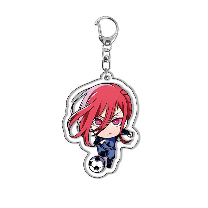 Blue Lock 2 Anime Acrylic Durable Keychain Creative Pendant Hanging Ornament Accessory Featuring Isagi Yoichi and Bachira Meguru