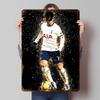 Son Heung-min Football Art Printed Poster Customized Wall Art Retro Vintage Metal Tin Signs for Home Bathroom Decor House Items