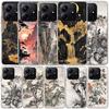 Chinese Style Ink Painting Art Soft Cover for Xiaomi Redmi Note 15 14 13 12 Pro Plus Phone Case 14S 11S 11T 11E 10S 10 4G Patter