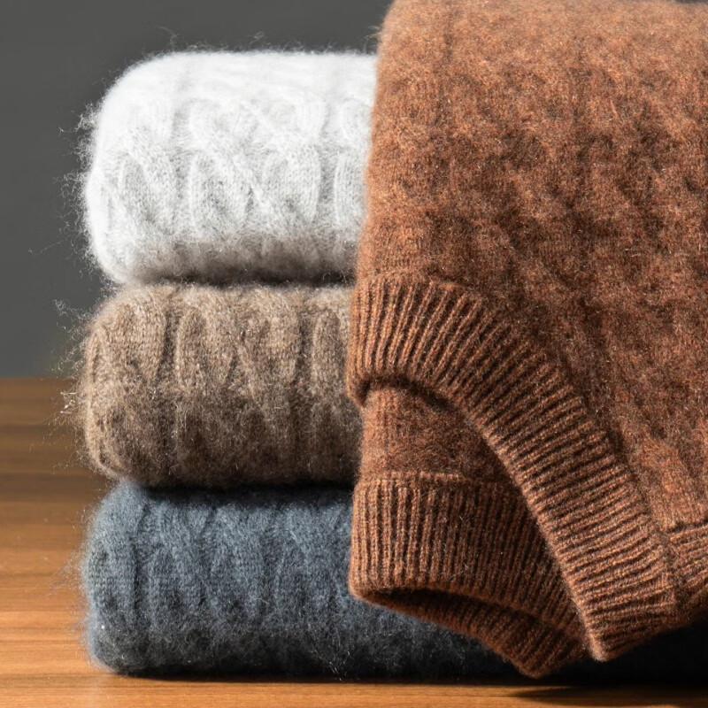 Pierre Cardin 100% Cashmere Men's Crew Neck Pullover Sweater