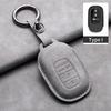 Leather Car Key Case Cover Holder Keychain Protector Shell for Honda Accord EX EXL Civic CRV HRV Pilot Ridgeline 2016 2017 2018