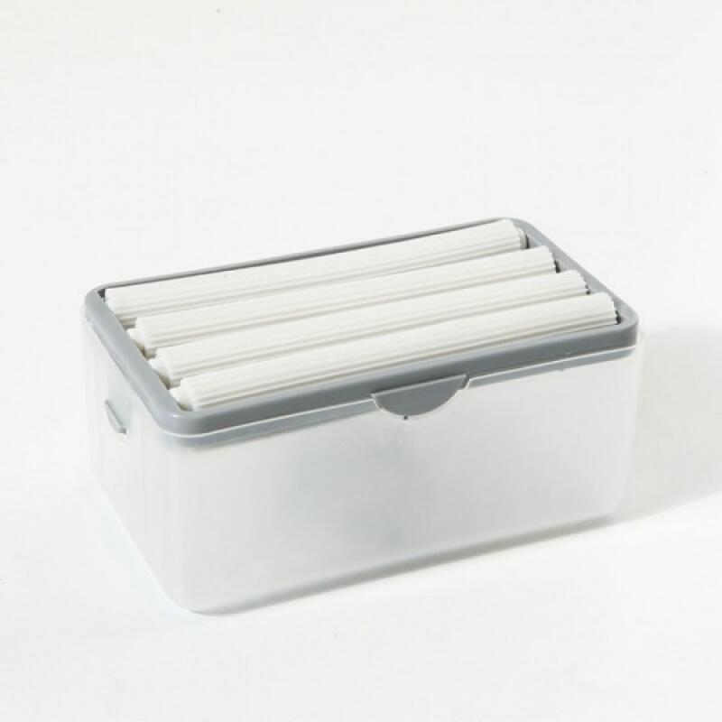 Hand Wash Foam Roller Laundry Soap Case Holder Soap Bubble Holder - Gray
