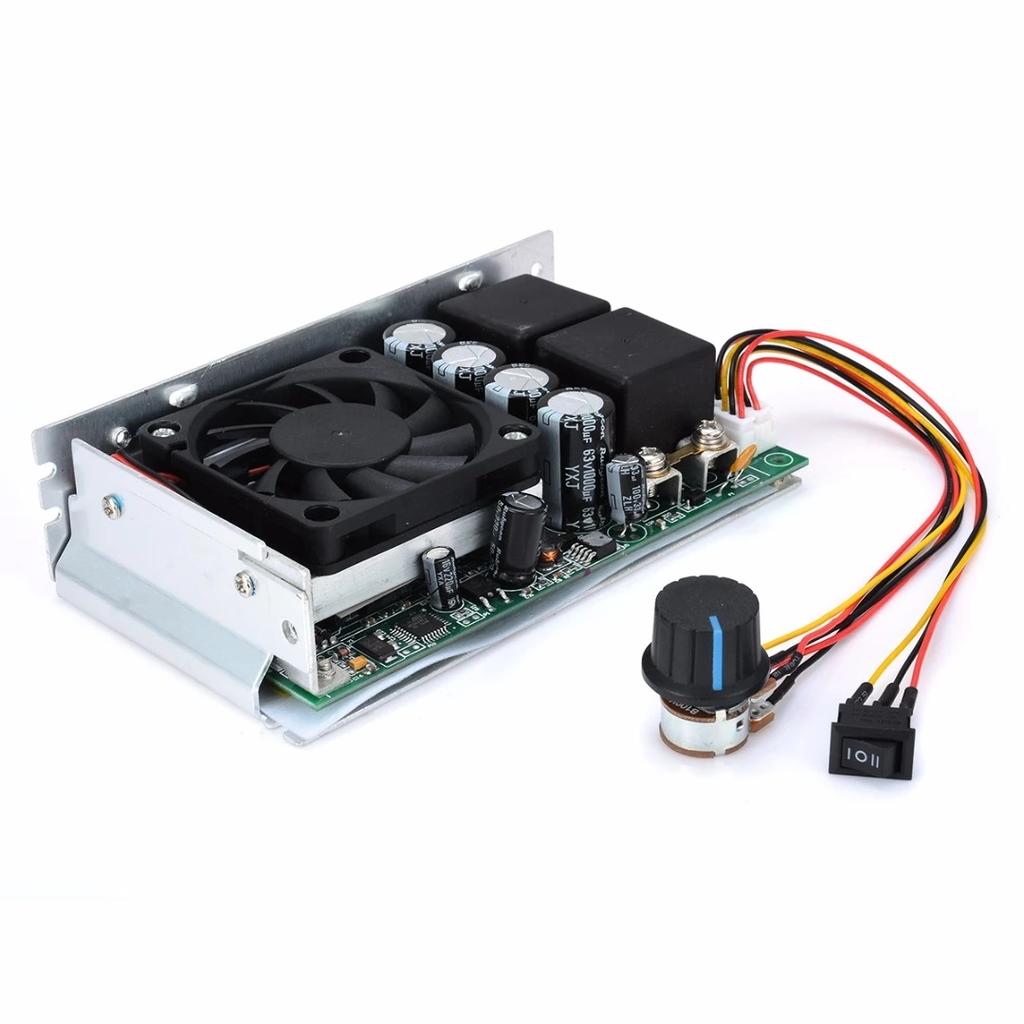 Sehr empfehlenswert DC 10-50V Geschwindigkeitsregler 100A 3000W Programmierbar Reversierbar PWM-Steuerung Motor-Geschwindigkeitsregler