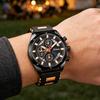 1 Stück Herren Sport Quarzuhr Großes Zifferblatt Armbanduhr Silikonarmband Datum Männlich Business Casual Uhr Geschenk