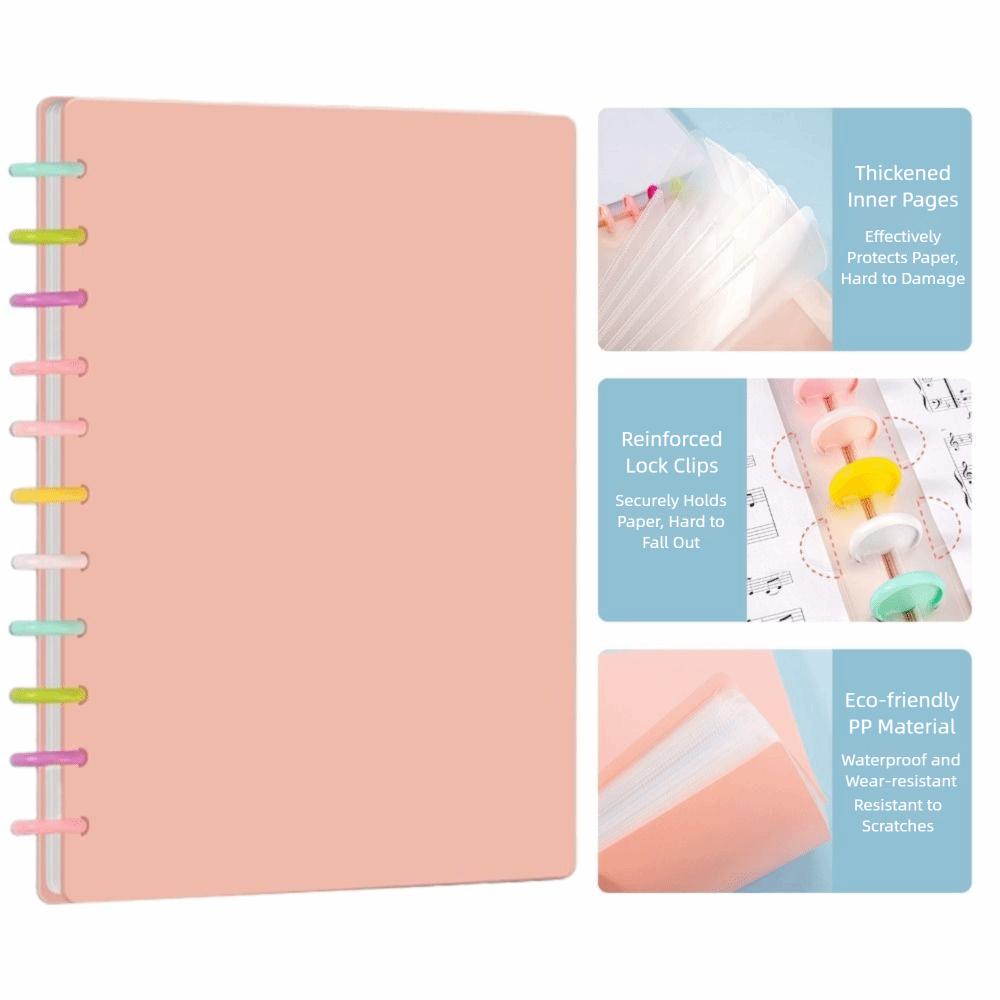 New Plastic Music Score Folder A4 Flexible Piano Sheets Folder Transparent Portable Music Book Folder Piano Practice