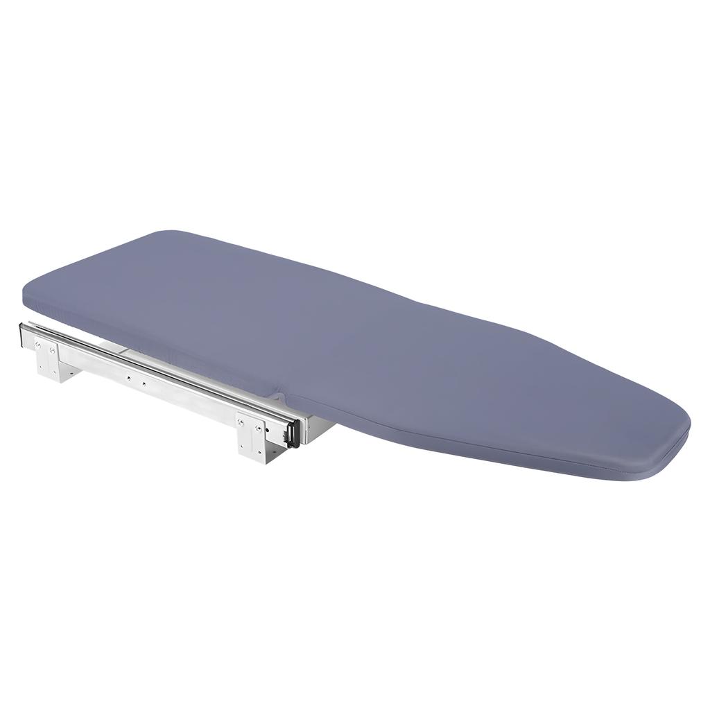 Gray 180° Rotation Retractable Ironing Board Closet Folding Pull-Out Stow Away