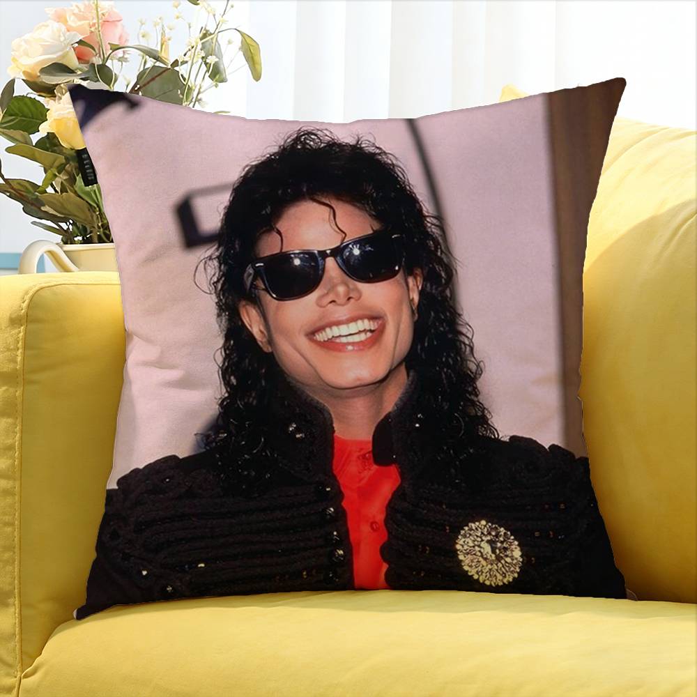 Legend M-Michael J-Jacksons World Various Sizes Square Pillow Case For Car Home Bedchamber Decor