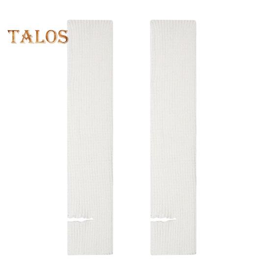 1 Pair Winter Calf Covers Knitted Elastic Keep Warm Anti-slip Thickened Leg Warmers Japanese Style Legwear Cold Weather Piled Socks