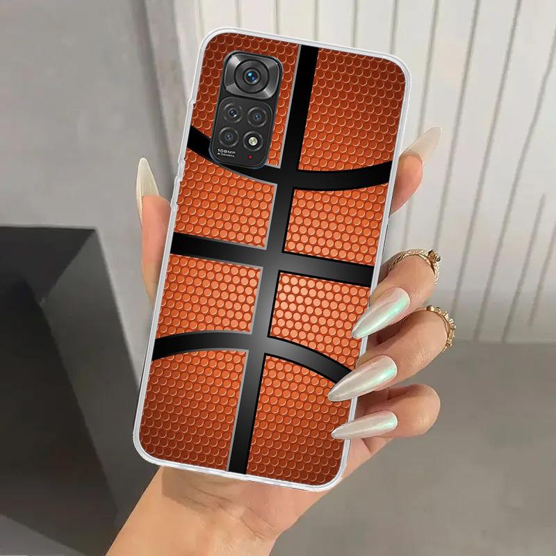 Basketball Korb Sport Handyhülle für Xiaomi Redmi Note 15 14 14S 13 12S 12 Pro 11S 11 Plus 11T 11E 10S Weiche Hülle Druckschale