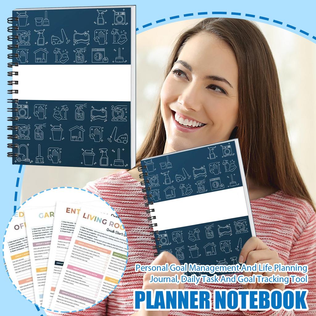 Planner Notebook, Personal Goal Management And Life Planning Journal, Daily Task And Goal Tracking Tool