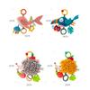 Soft Infant Crib Bed Stroller Mobile Hanging Rattle Baby Educational Toys Brain Developmental Hand Grip Cute Stuffed Animal Toys