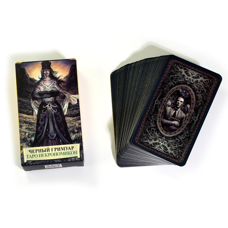 78PCS Russian Tarot: Tapo Tarot Card Oracle Card Fate Divination Prophecy Card Family Party Game Tarot Card Deck Brochure Guide
