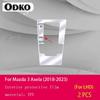 For Mazda 3 Axela 2018- Car Interior Film Dashboard piano board Shift center console Anti-scratch transparent TPU PPF Film