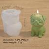 DIY Dog Candle Silicone Mold Cute 3D Animal Aromatherapy Candle Resin Mold Making Cute Gift Table Decorations