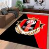 RFC Seraing Logo Carpet suitable as a non-slip mat for the living room or bedroom sofa