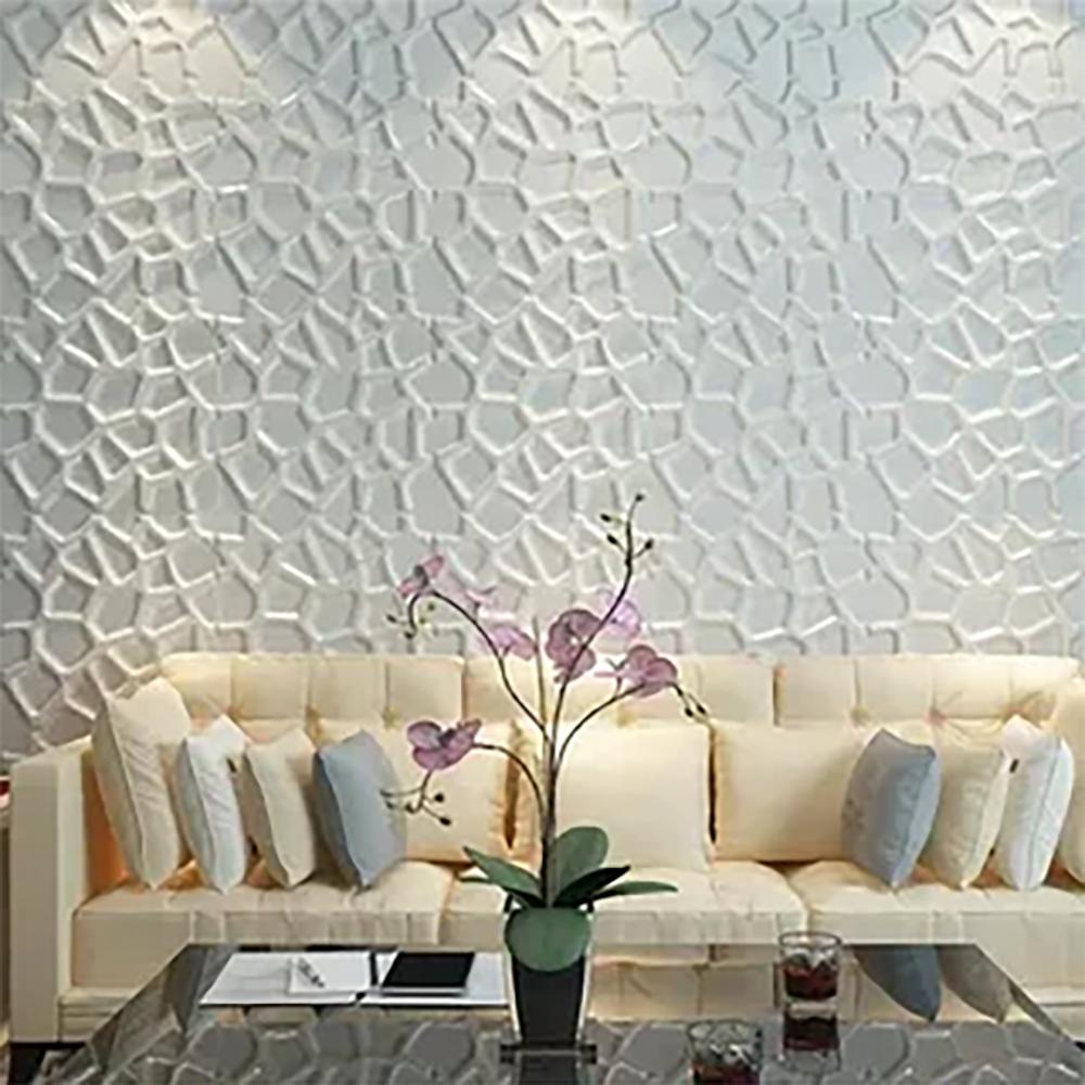 Modern Style 35 * 35cm Decorative Waterproof Moisture-proof Mildew Proof Self-adhesive Wallpaper Living Room Background