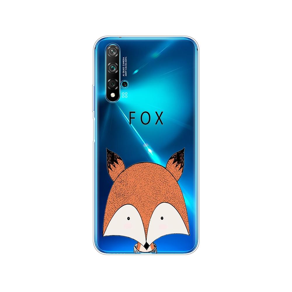 Dla Huawei Nova 5T Case miękka TPU tylna silikonowa obudowa telefonu dla Nova5T 5 T YAL-L21 6.26 ''fundas coque zderzak