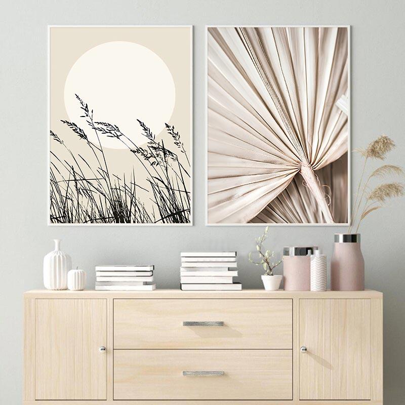 Dandelion Reed Flower Plants Leaves Canvas Wall Art Painting Abstract Nordic Posters And Prints Wall Pictures For Living Room