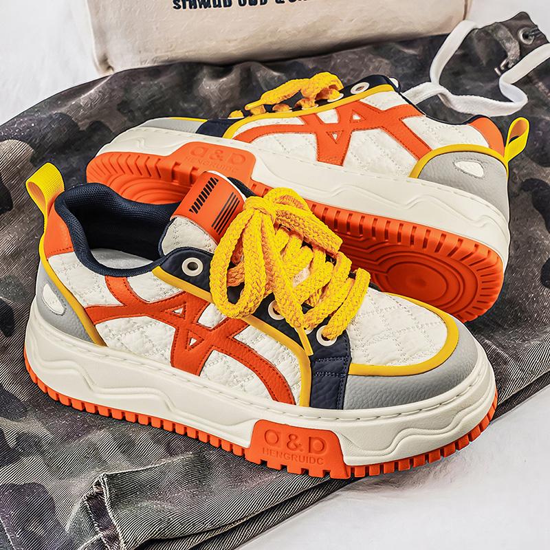 Zapatillas Deportivas Casuales para Hombre Cuatro Estaciones Moda Skateboarding Estudiantes Cómodas Zapatos Transpirables Suela Suave Tendencia Niños