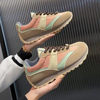 Damen Luxus Sneaker Vintage Plateau Sportschuhe Damen 2024 Herbst Neu Sport Laufschuhe Casual Schuhe Damen Vulkanisierte Schuhe