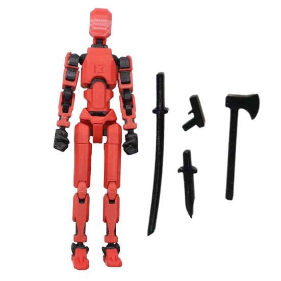 

45660 Набор Многосуставной Подвижный Робот 3D-печатный Манекен Широко Используемый Простая Установка красный