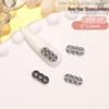 Nail Art Scintillante di Zirconia per Capodanno: Borsa del Denaro Attira-Ricchezza, Zucca di Lusso con Diamanti e Ornamenti per Unghie Oro/Argento