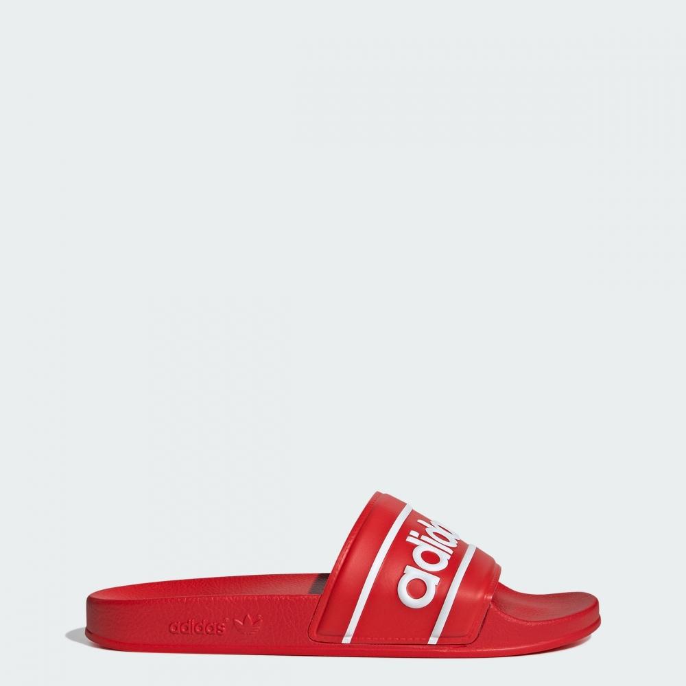

adidas Мужские шлепанцы adidas Adilette красные красные облака белые