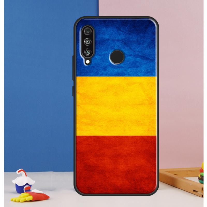 Romania Flag For Huawei Nova 12i 10 9 SE 5T 12s 11i Y91 Y90 Y60 Y70 Y72 Y61 P20 P30 P40 Lite P60 Pro Case